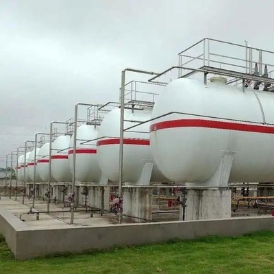 80cbm 100cbm LPG গ্যাস বুলেট ট্যাঙ্ক তরল প্রোপেন গ্যাস 60m3 40m3 50m3