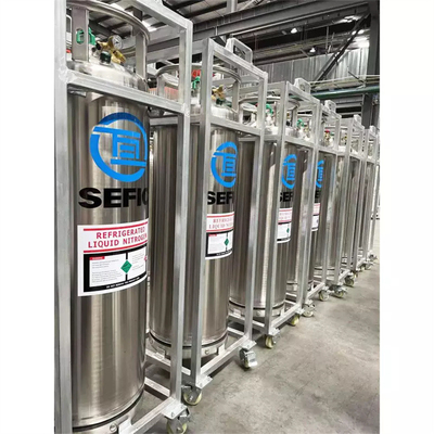 175l দীর্ঘ সেবা জীবন Cryogenic Dewar সিলিন্ডার তরল অক্সিজেন বোতল