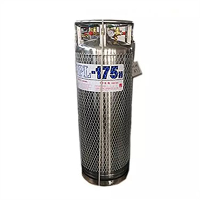 175l দীর্ঘ সেবা জীবন Cryogenic Dewar সিলিন্ডার তরল অক্সিজেন বোতল