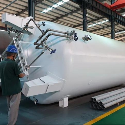 30m3 তরল অক্সিজেন নাইট্রোজেন আর্গন জন্য Cryogenic স্টোরেজ ট্যাংক