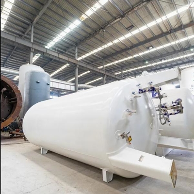 রাসায়নিক শিল্পের জন্য 50m3 0.8Mpa অনুভূমিক ক্রায়োজেনিক LNG স্টোরেজ ট্যাঙ্ক