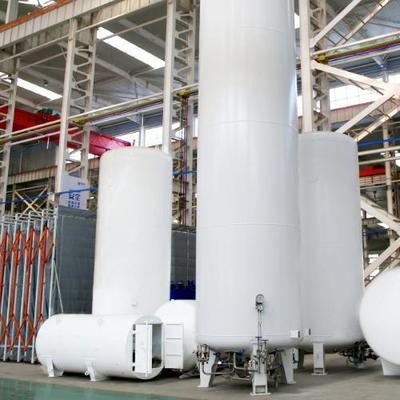 ASME শিল্পক স্টেইনলেস স্টিল তরল l ক্রায়োজেনিক সংরক্ষণ ট্যাঙ্ক