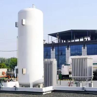 LNG LOX-এর জন্য 5-100 টন ক্রায়োজেনিক স্টোরেজ ট্যাঙ্ক -196°C থেকে 50°C