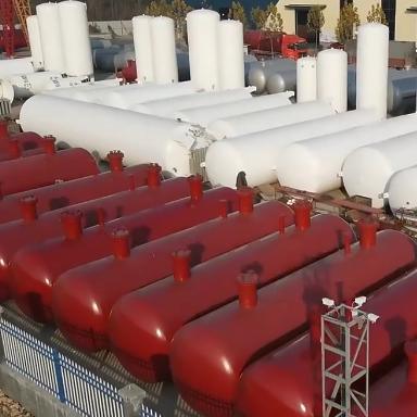 অক্সিজেন নাইট্রোজেন আর্গনের জন্য ৫-২০০ ঘনমিটার ধারণক্ষমতার ক্রায়োজেনিক স্টোরেজ ট্যাঙ্ক