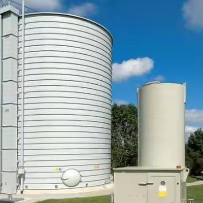 10m3 উল্লম্ব ক্রায়োজেনিক তরল অক্সিজেন স্টোরেজ ট্যাঙ্ক 1.6MPa 304 স্টেইনলেস স্টীল