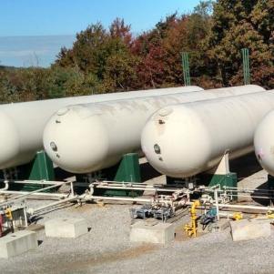 10m3 উল্লম্ব ক্রায়োজেনিক তরল অক্সিজেন স্টোরেজ ট্যাঙ্ক 1.6MPa 304 স্টেইনলেস স্টীল