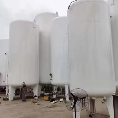 ASME সার্টিফাইড ক্রায়োজেনিক স্টোরেজ ট্যাঙ্ক 5000L 3MPa অনুভূমিক