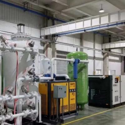 99.999% উচ্চ বিশুদ্ধতা 90nm3/Hr গ্লাস উত্পাদন পিএসএ নাইট্রোজেন জেনারেটর ≤-40 °C শিশির পয়েন্ট সঙ্গে