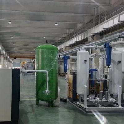 99.999% উচ্চ বিশুদ্ধতা 90nm3/Hr গ্লাস উত্পাদন পিএসএ নাইট্রোজেন জেনারেটর ≤-40 °C শিশির পয়েন্ট সঙ্গে