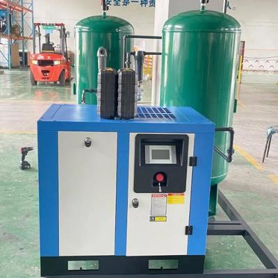 ছোট স্টেইনলেস স্টীল পিএসএ নাইট্রোজেন জেনারেটর নিম্ন রক্ষণাবেক্ষণ খরচ সঙ্গে N2 গ্যাস তৈরীর মেশিন