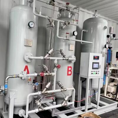 হাসপাতালের মেডিকেল অক্সিজেন উত্পাদন প্ল্যান্টের জন্য 100Nm3/h 99.5% উচ্চ বিশুদ্ধতা স্কিড মাউন্ট করা পিএসএ অক্সিজেন জেনারেটর