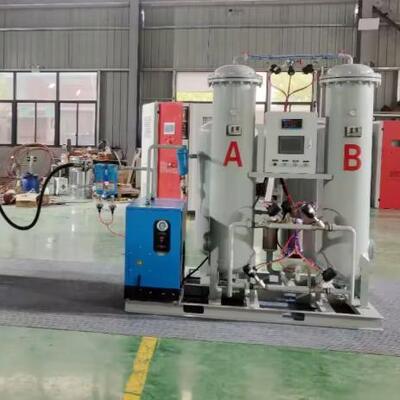 60Nm3/hr 99.99% বিশুদ্ধতা পিএসএ নাইট্রোজেন জেনারেটর স্টেইনলেস স্টীল কাটা জন্য 16bar আউটলেট চাপ সঙ্গে