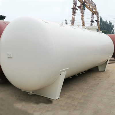 স্টেইনলেস স্টিল 25000L এলপিজি গ্যাস স্টোরেজ ট্যাঙ্ক 20m3 মাউন্ডেড বুলেট