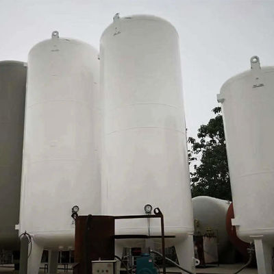 15m3 তরল নাইট্রোজেন স্টোরেজ কন্টেইনার সুবিধা 2.16mpa ভ্যাকুয়াম ডাবল লেয়ার
