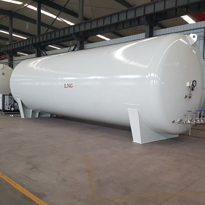 অনুভূমিক ক্রায়োজেনিক স্টোরেজ ট্যাঙ্ক 20m3 0.8mpa স্টেইনলেস স্টীল