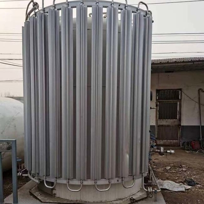 ভ্যাকুয়াম মাইক্রো বাল্ক Co2 ট্যাঙ্ক 3m3 ডাবল লেয়ার মোবাইল ক্রায়োজেনিক