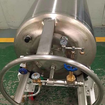 164-500L লিকুইড নাইট্রোজেন ট্যাঙ্ক প্রেসার বিল্ডিং দেওয়ায়ার 210 লিটার