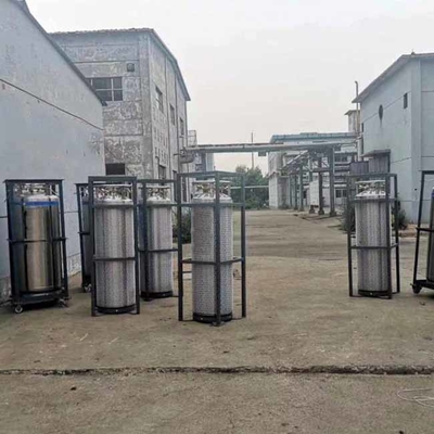 175L Cryogenic Dewar সিলিন্ডার 1.37mpa 2.3mpa অক্সিজেন ট্যাঙ্ক