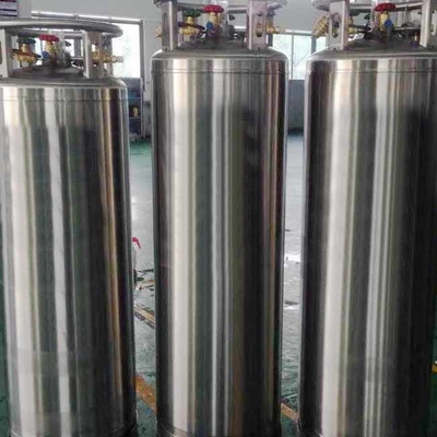 200L কম চাপের তরল নাইট্রোজেন ট্যাঙ্ক 300 লিটার বিল্ডিং ভালভ পরিবহনযোগ্য