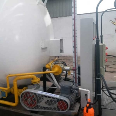 Q345R 10 টন এলপি গ্যাস রিফিল স্টেশন, 1.77Mpa অটো গ্যাস ফিলিং স্টেশন