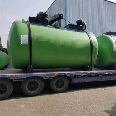 অনুভূমিক 50cbm জ্বালানী তেল স্টোরেজ ট্যাঙ্ক DN65 5000l