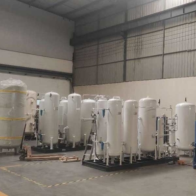 PSA প্রযুক্তি 0.1Mpa 110v প্ল্যান্ট সহ 60 LPM অক্সিজেন কনসেনট্রেটর