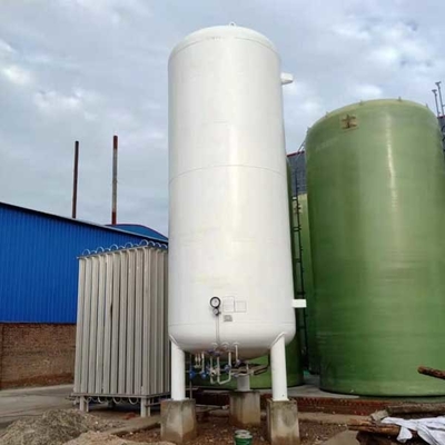 30m3 CO2 ক্রায়োজেনিক স্টোরেজ ট্যাঙ্ক ISO 21.6 বার উল্লম্ব প্রকার