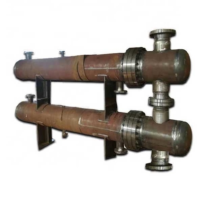 7.5kw ডাবল টিউব শীট হিট এক্সচেঞ্জার 0.8-2.0 মিমি স্টিম কনডেন্সার