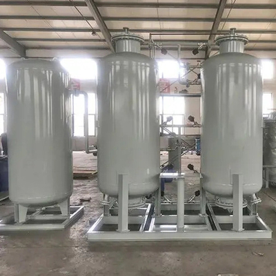 নাইট্রোজেন প্ল্যান্টে 99% PSA নাইট্রোজেন জেনারেটর 0.7-1.0mpa 20Nm3 PSA